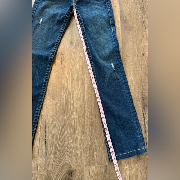 True Religion Dark Wash Billy Flap Pocket Jeans Size 26 - Picture 10 of 12